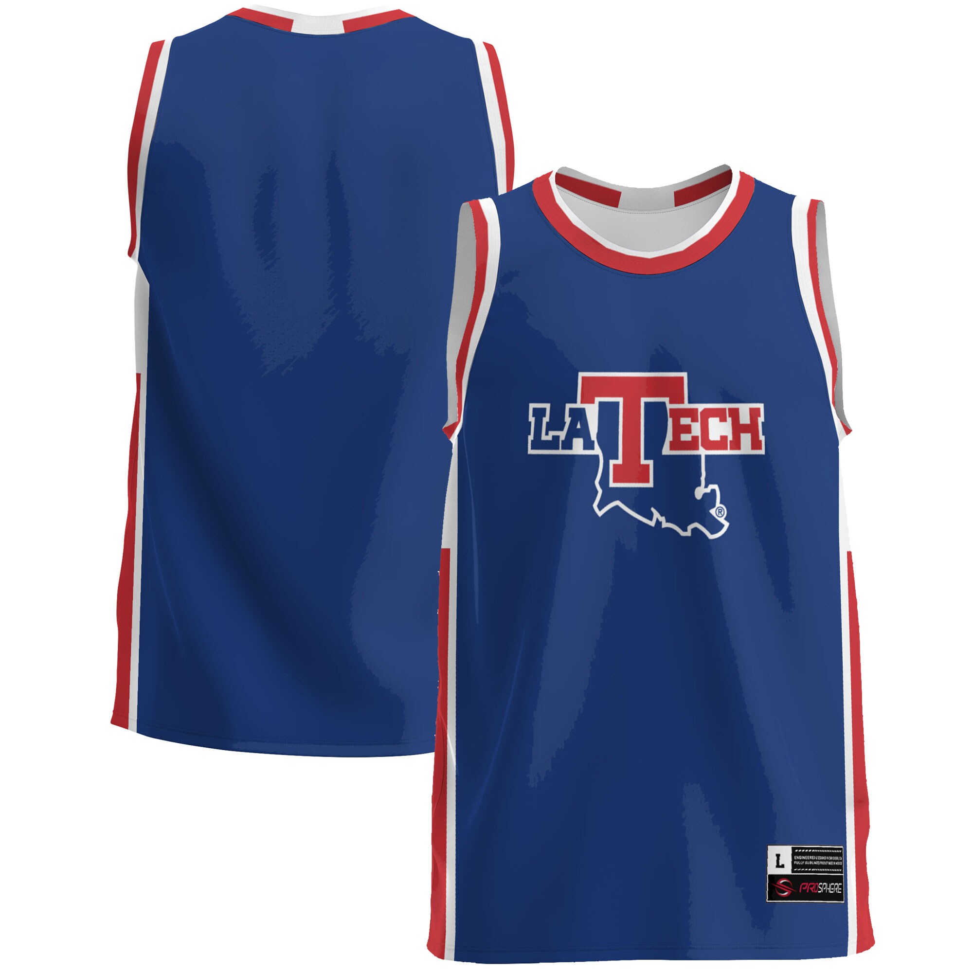 Louisiana Tech Bulldogs Gameday Greats Lightweight Basketball Jersey - Blue
