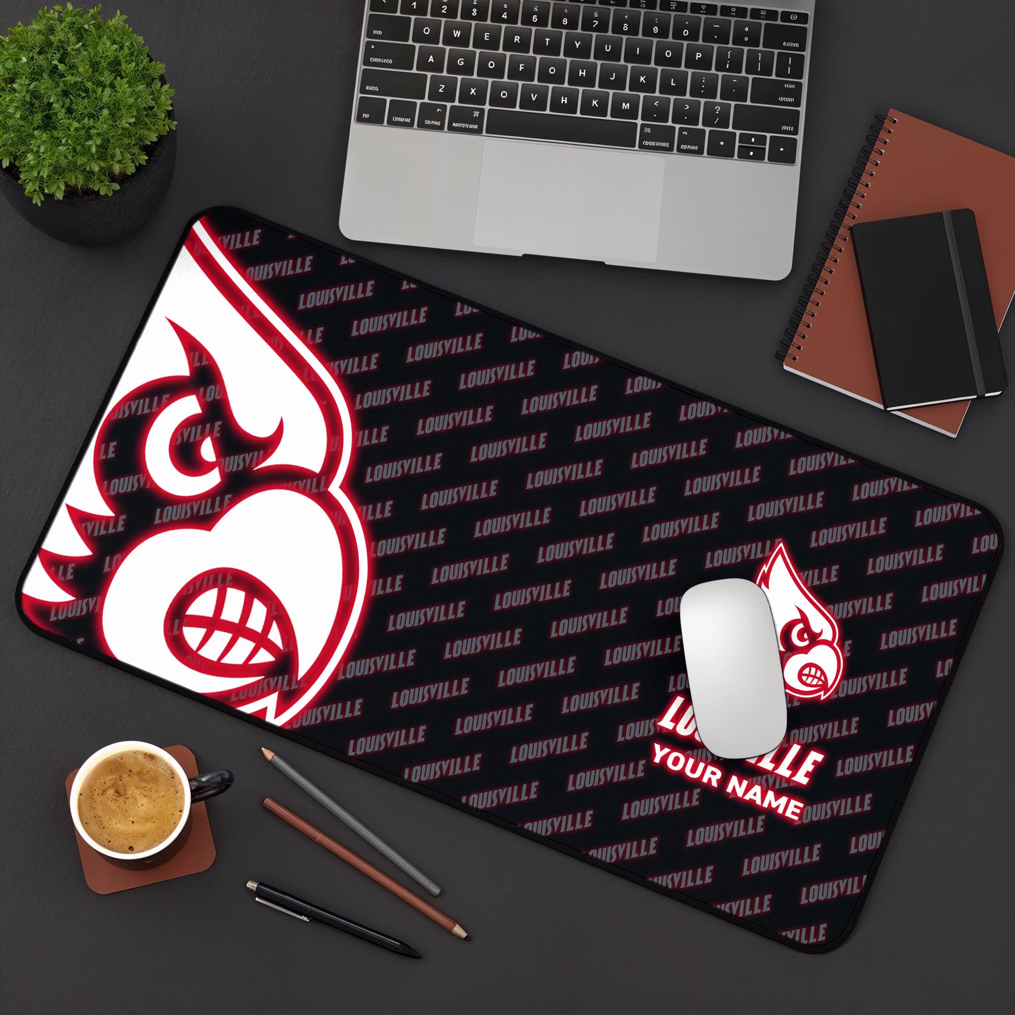 Louisville Cardinals 2025 Version Mouse Pad Custom Printed, Sport Team Mouse Pad, Sport Gift For Fans