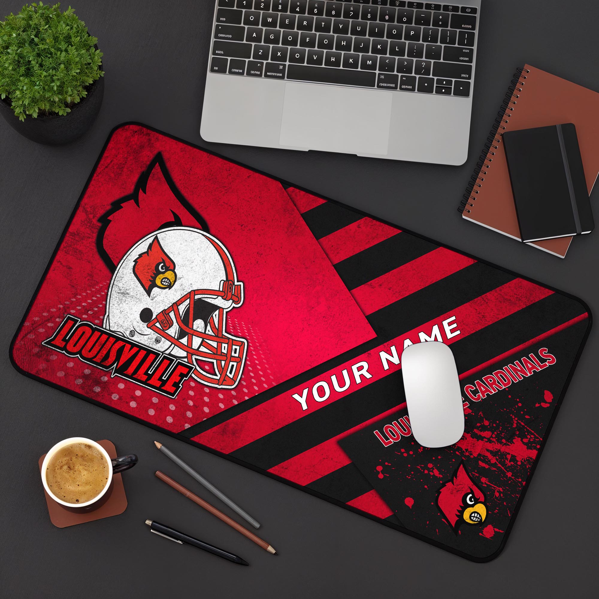 Louisville Cardinals 2025 Version Mouse Pad Custom Printed, Sport Team Mouse Pad, Sport Gift For Fans