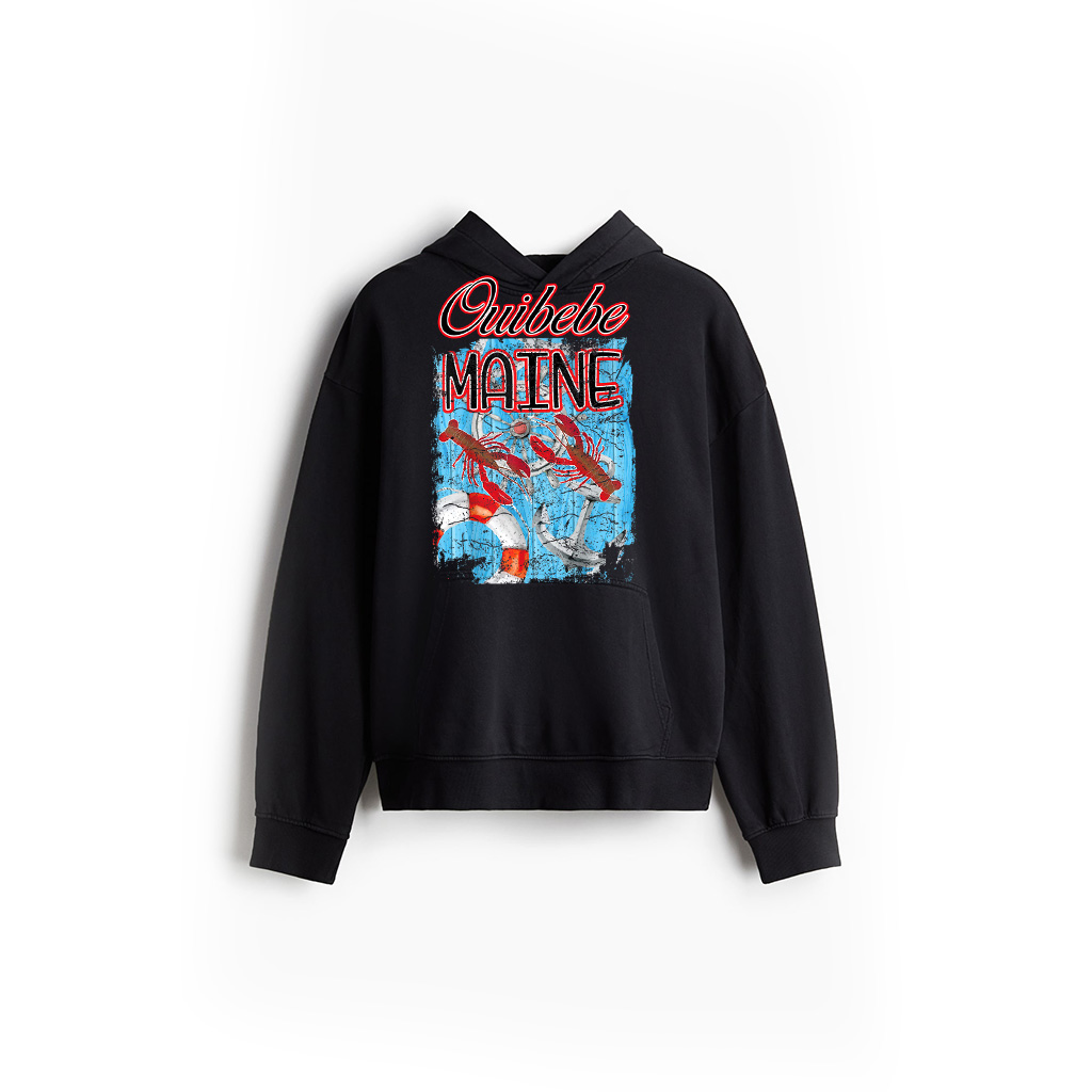 Maine Vintage Lobster Gift Nautical Boat Ocean Hoodie 28-07-2025