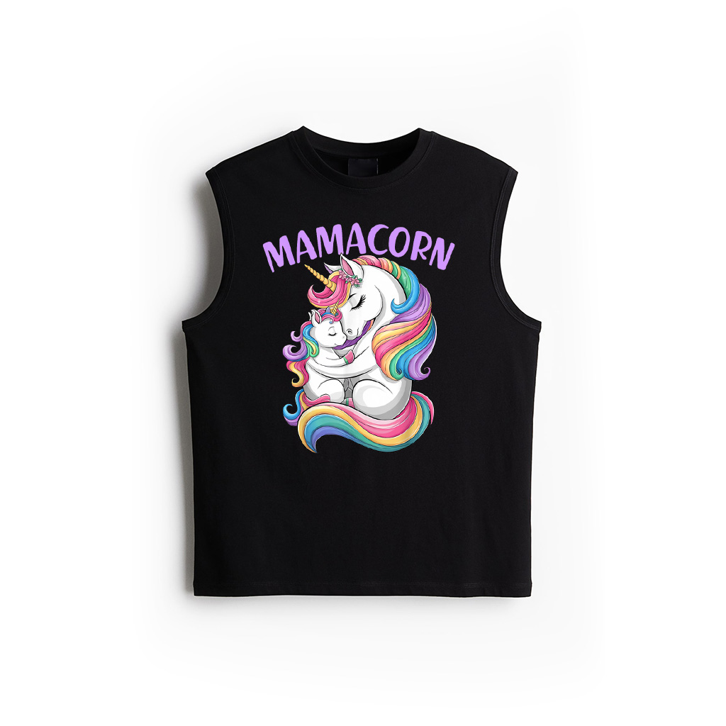 Mamacorn Mom Baby Girl Daughter Unicorn Mother's Day Tank Top