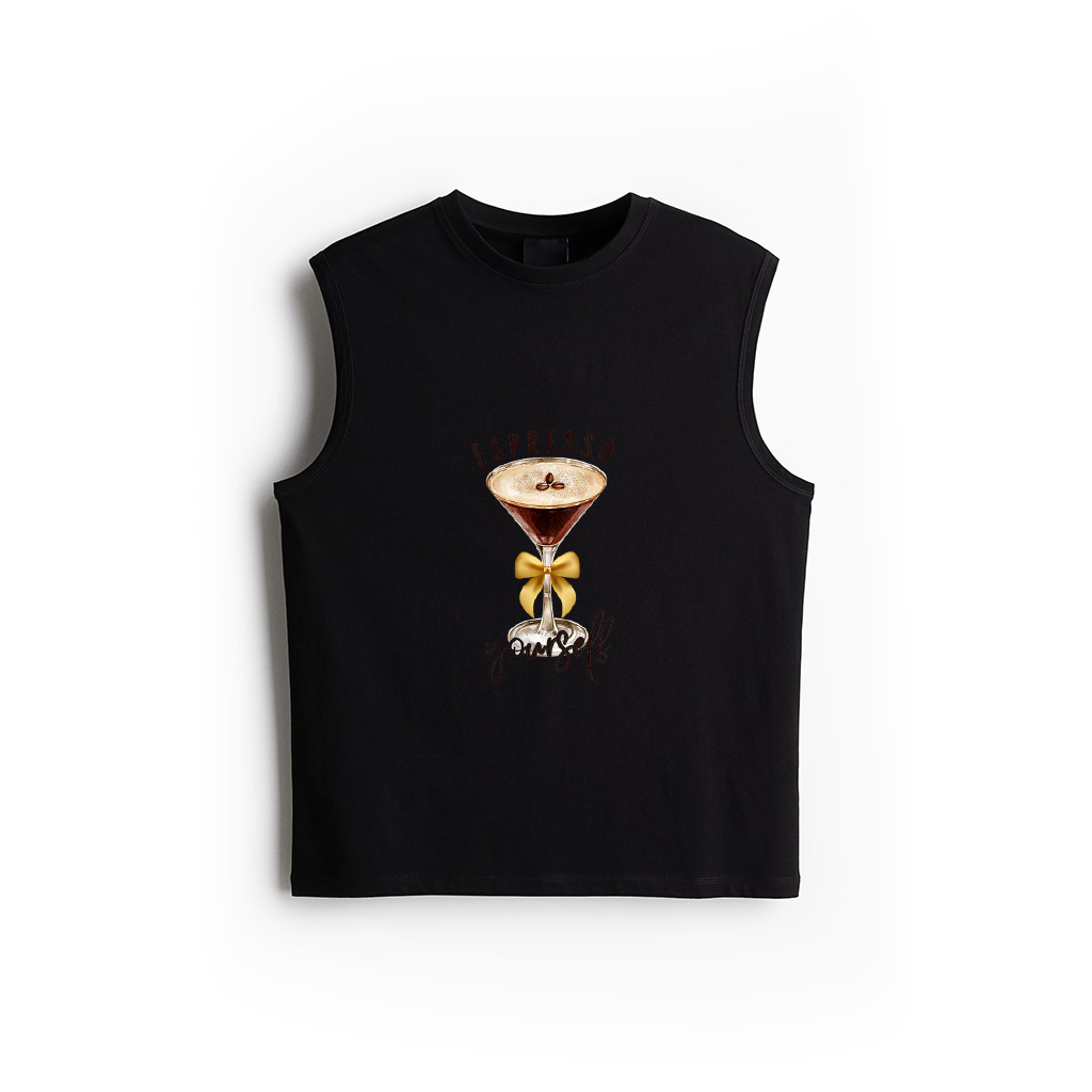 Martini Espresso Yourself Caffeine Womens Vintage Tank Top