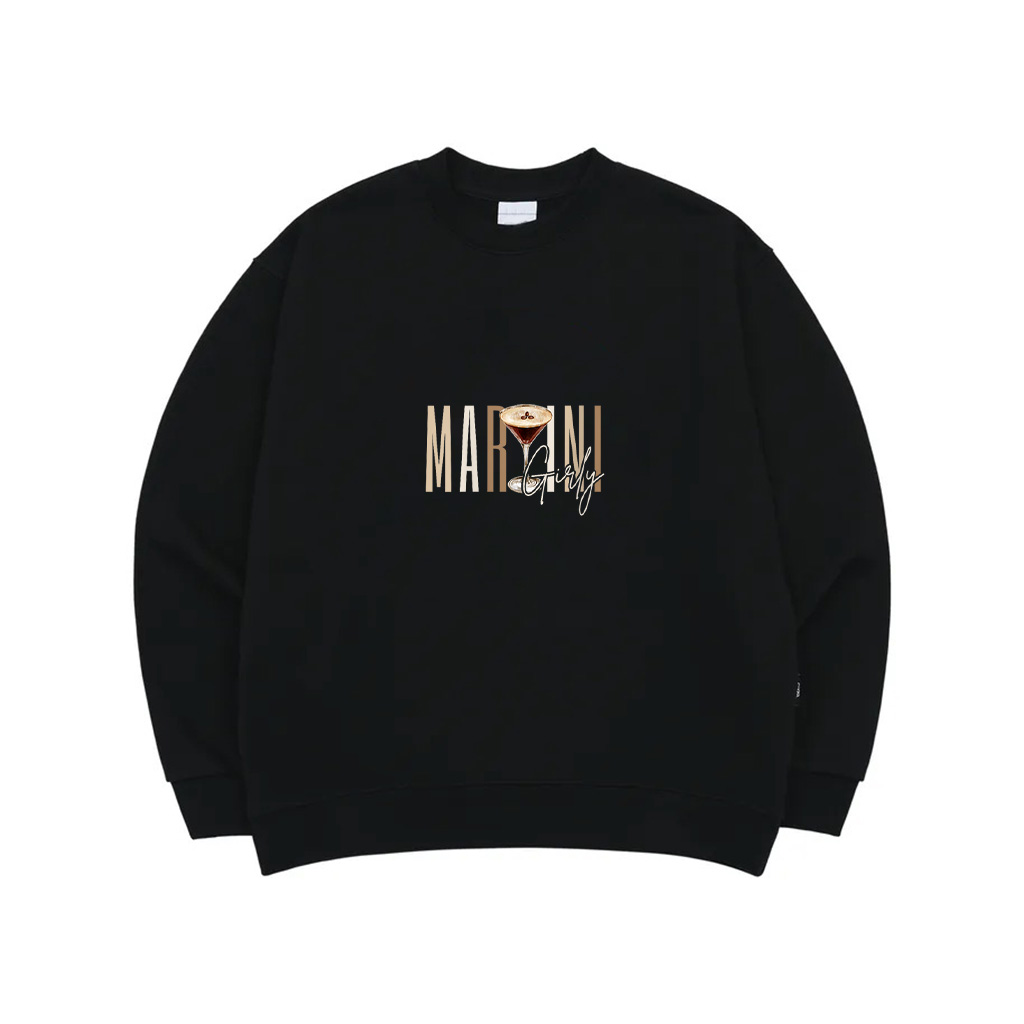 Martini Girly Espresso Martini Time Caffeine Vintage Sweatshirt