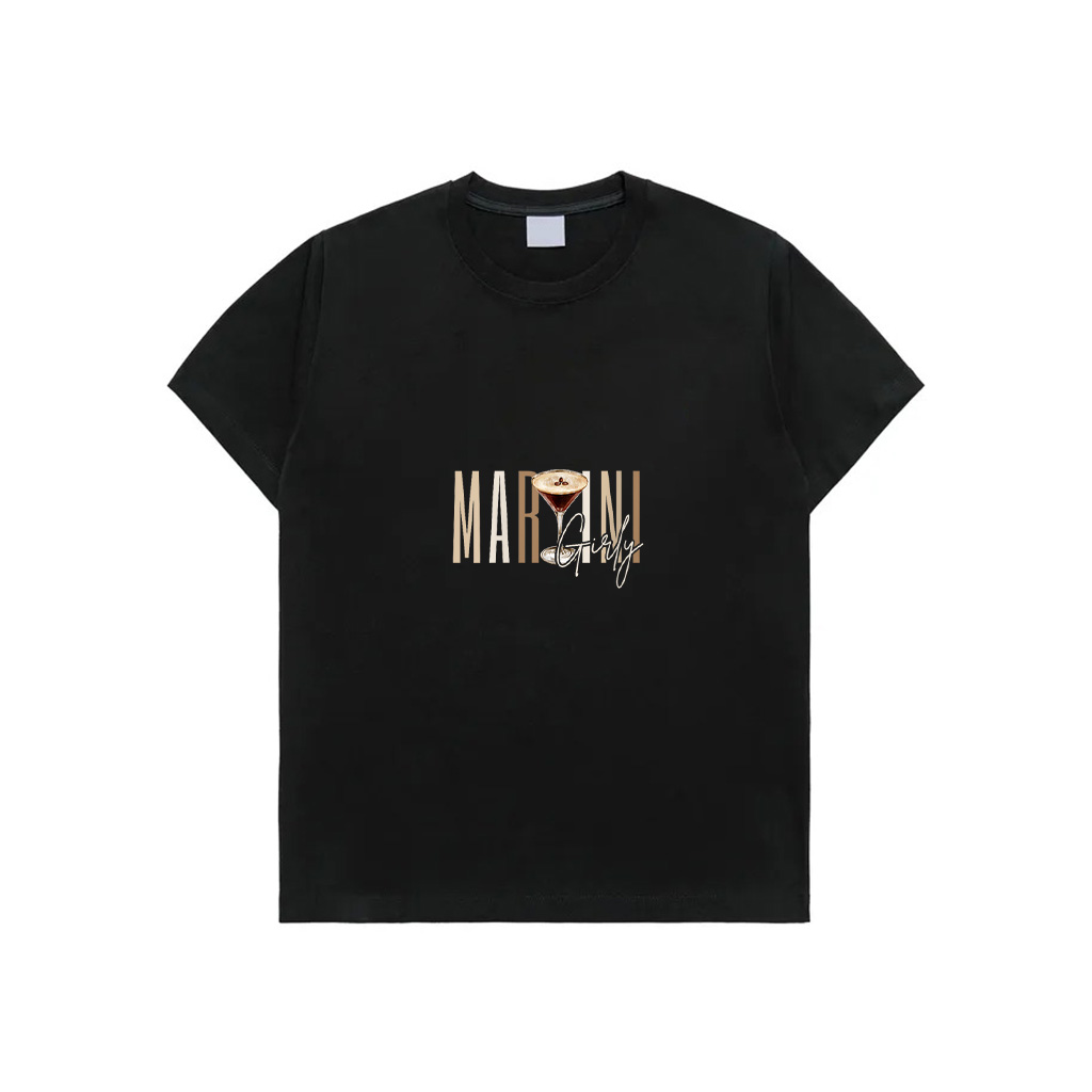 Martini Girly Espresso Martini Time Caffeine Vintage T-Shirt