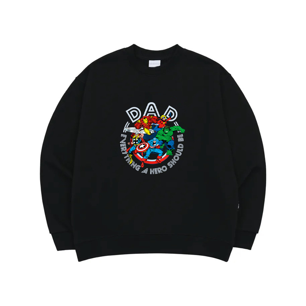 Marvel Comics Retro Classic Father's Day Avengers Hero Dad Sweatshirt