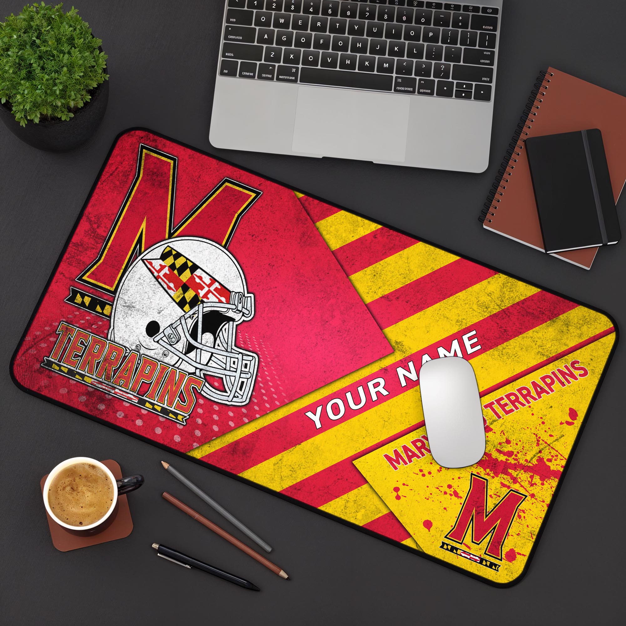 Maryland Terrapins 2025 Version Mouse Pad Custom Printed, Sport Team Mouse Pad, Sport Gift For Fans