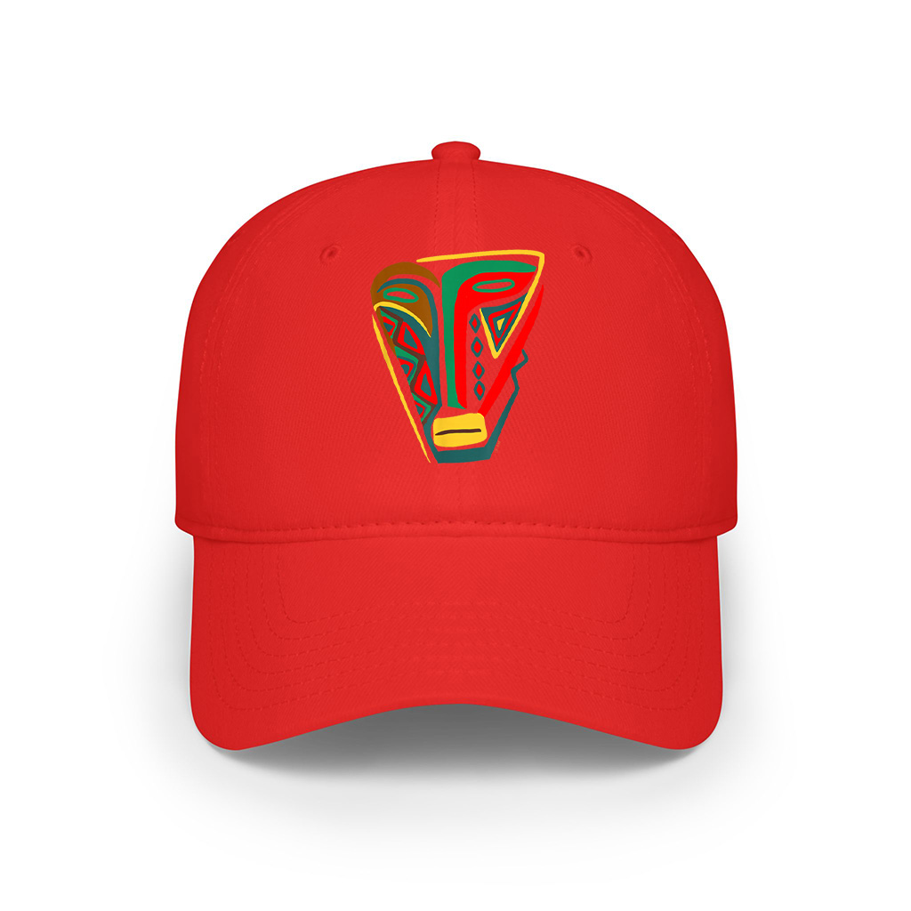 Mask Outsider Art Abstract Graphic Cap - Image 7