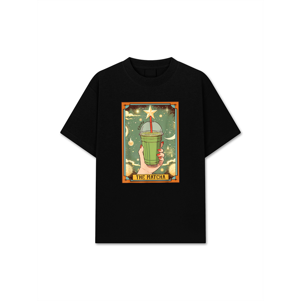 Matcha Lover But First Matcha Time The Matcha Tarot Card T-Shirt