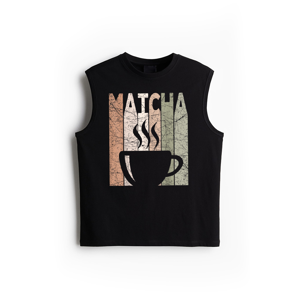 Matcha Vintage Matcha Tea Retro Espresso Matcha Lover Tank Top