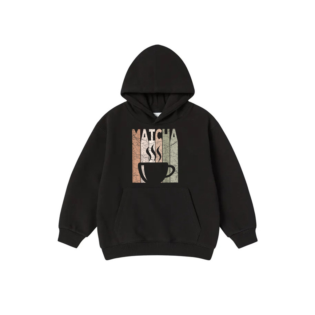 Matcha Vintage Matcha Tea Retro Espresso Matcha Lover Hoodie