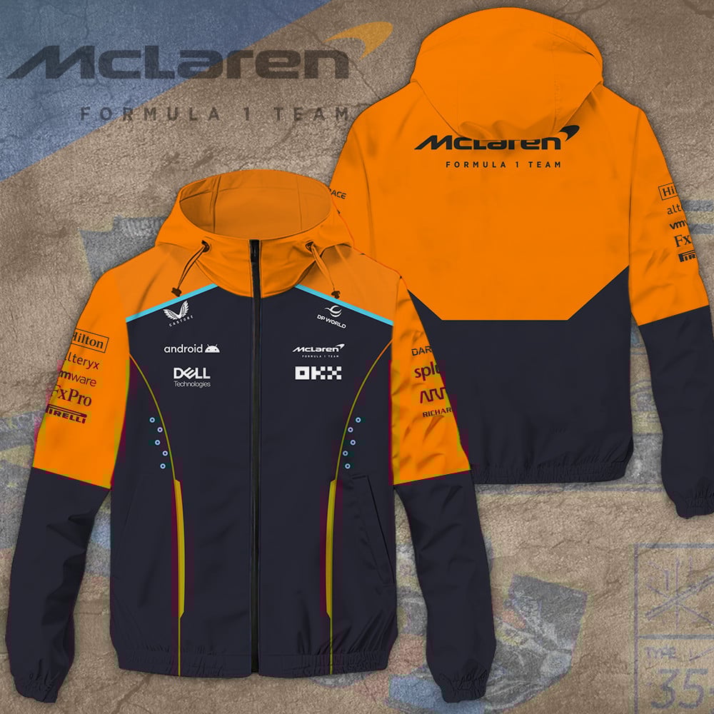 Mclaren F1 Style Windbreaker Jacket