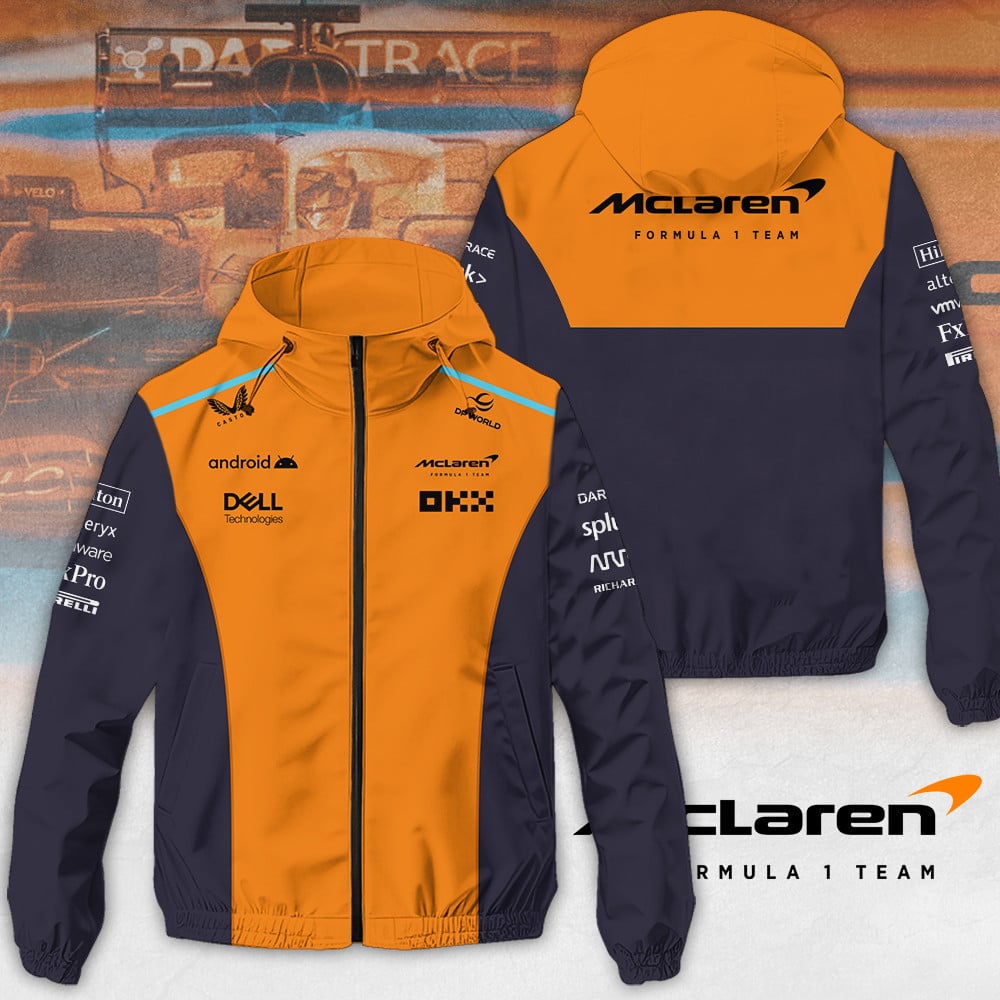 Mclaren F1 Style Windbreaker Jacket