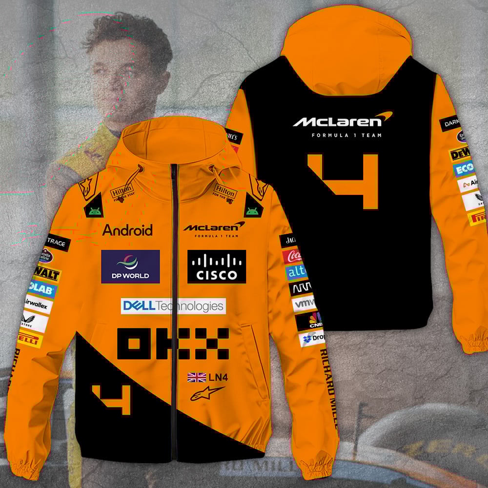 Mclaren F1 Style Windbreaker Jacket
