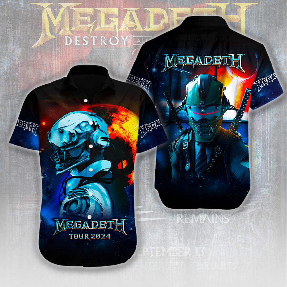 Megadeth Music Hawaiian Shirt Gifts For Fans
