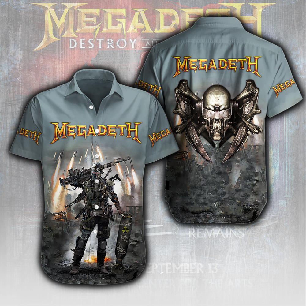 Megadeth Music Hawaiian Shirt Gifts For Fans