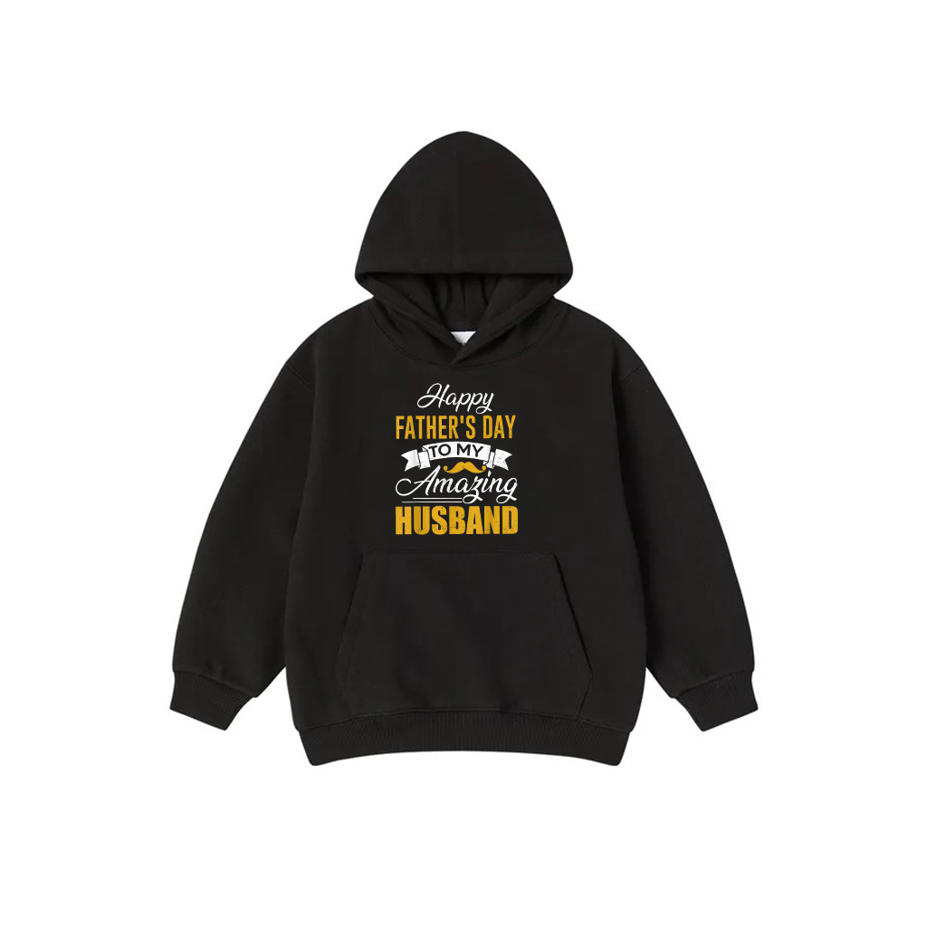 Mens Happy Fathers Day To My Amazing Husband Gift For Fathers Day Hoodie