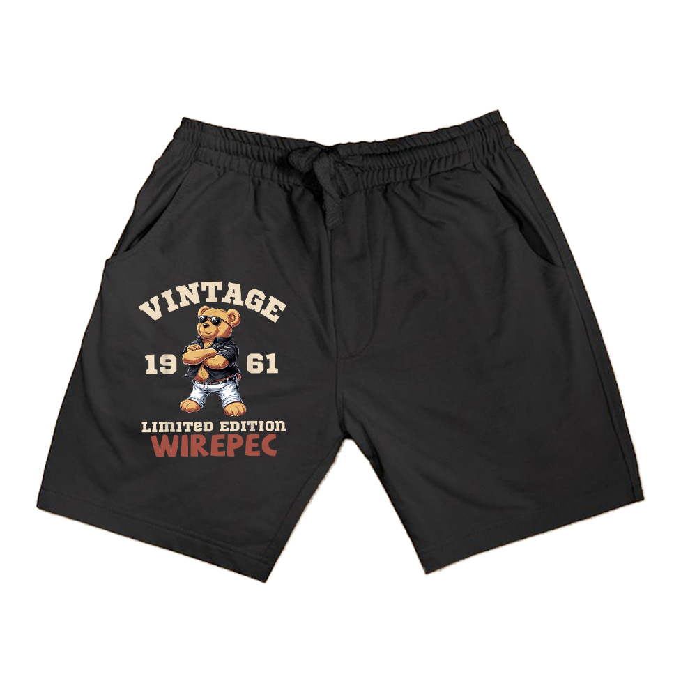 Mens Vintage 64Th Birthday 1961 Born Teddy Bear Shorts