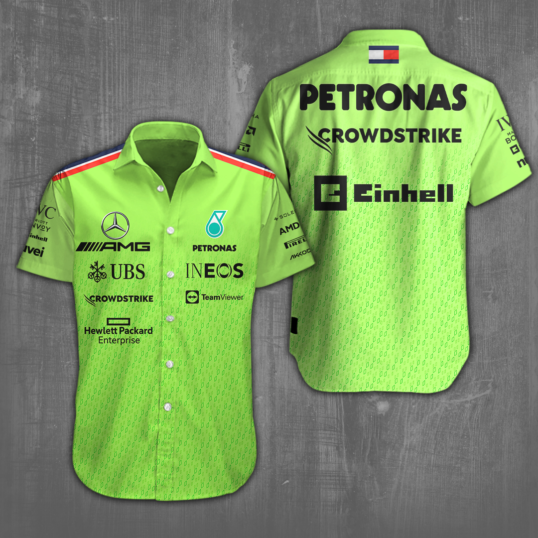 Mercedes AMG Petronas F1 F1 Racing Hawaiian Shirt Gifts For Fans