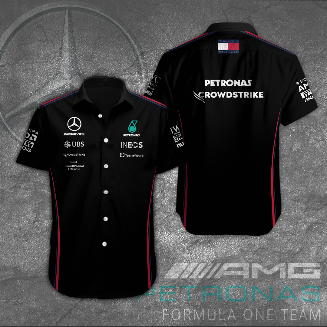 Mercedes AMG Petronas F1 F1 Racing Hawaiian Shirt Gifts For Fans
