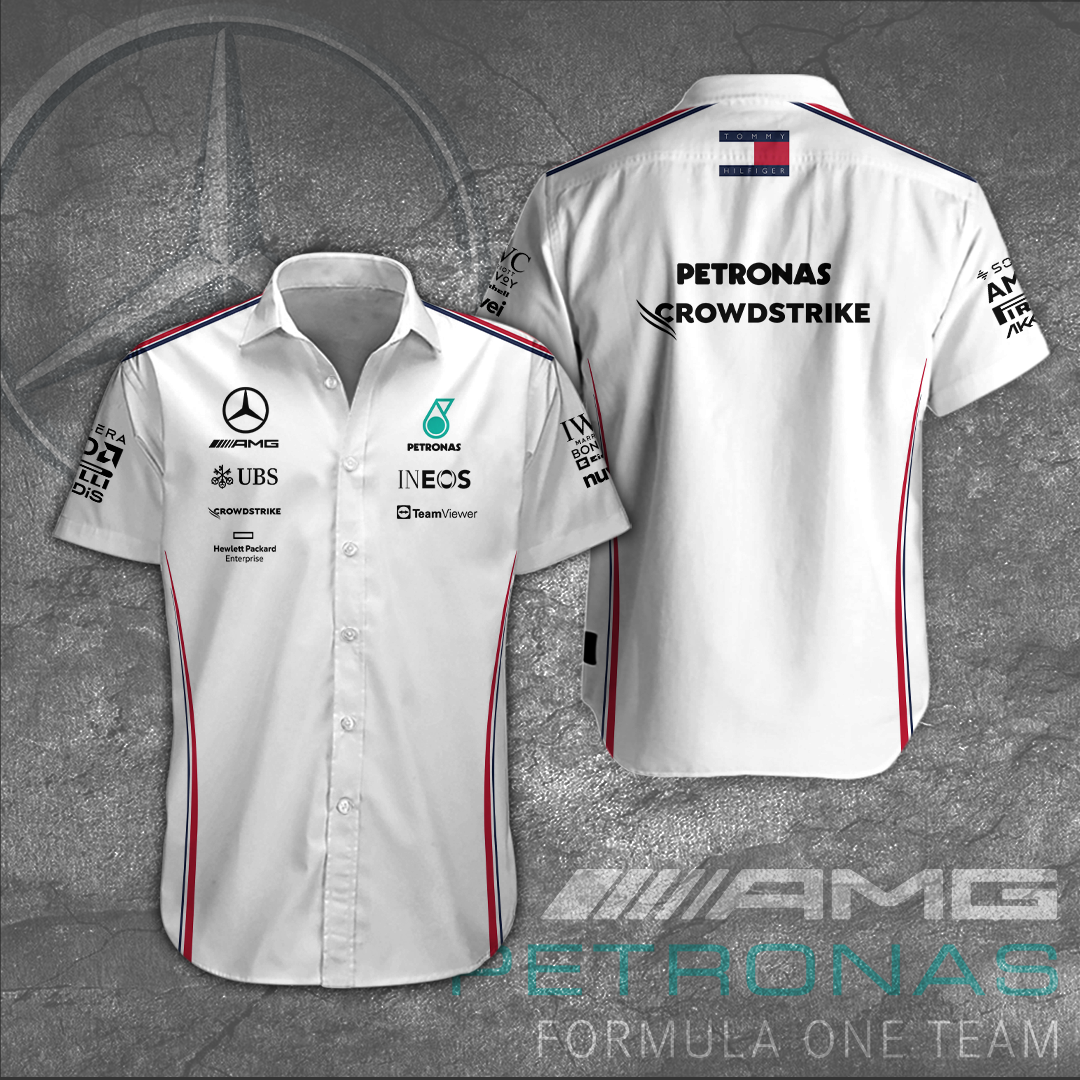 Mercedes AMG Petronas F1 F1 Racing Hawaiian Shirt Gifts For Fans