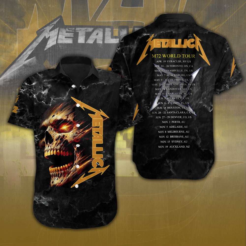 Metallica Music Hawaiian Shirt Gifts For Fans