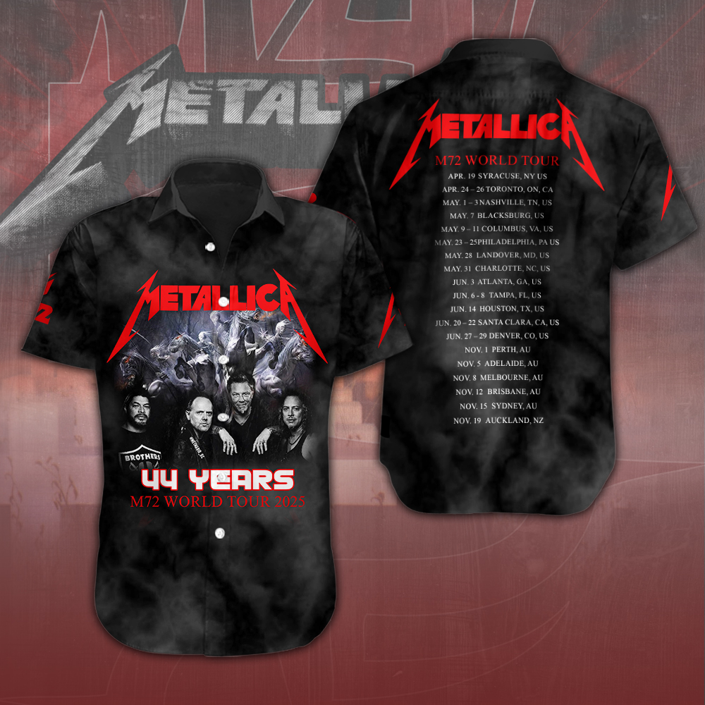 Metallica Music Hawaiian Shirt Gifts For Fans