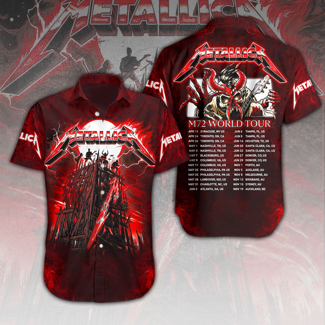 Metallica Music Hawaiian Shirt Gifts For Fans