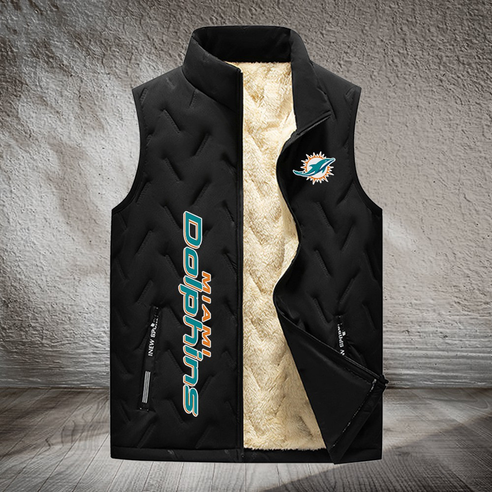 Miami Dolphins NFL Personalized Puffer Jacket For Fan
