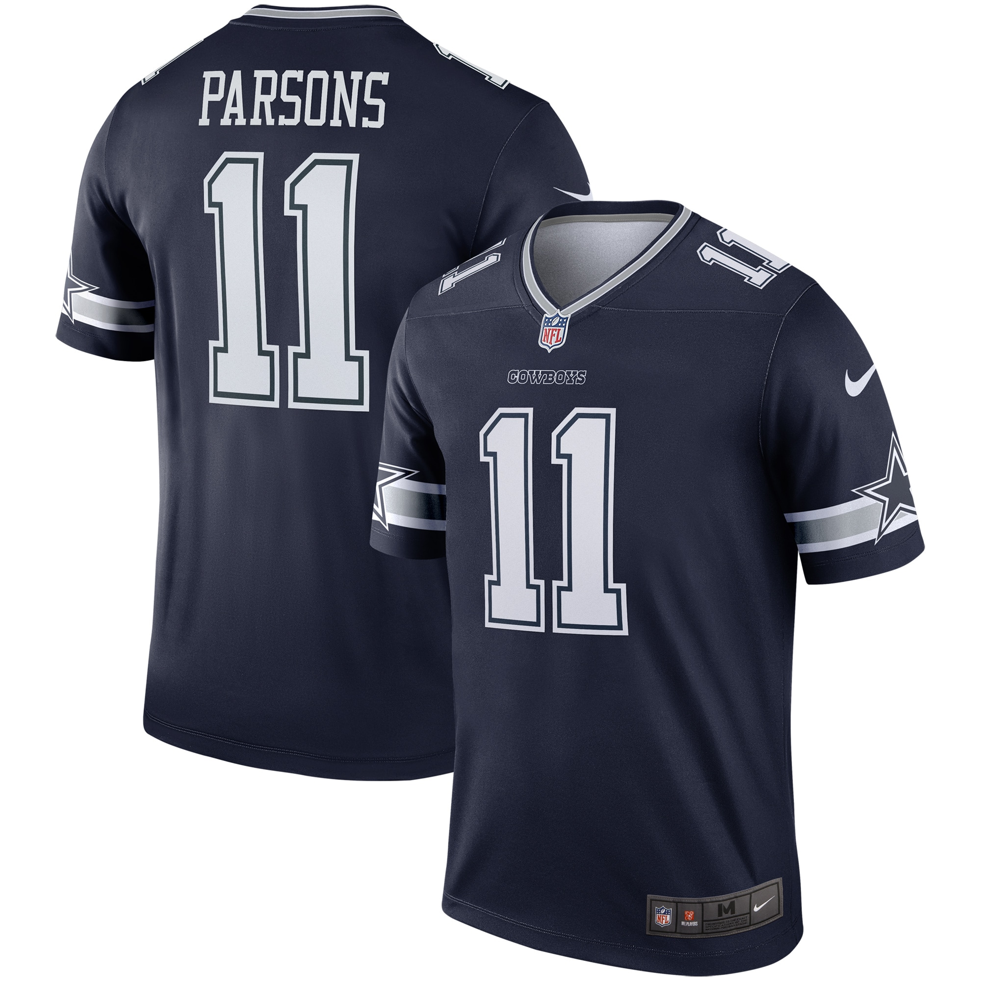 Micah Parsons Dallas Cowboys Nike Team Legend Player Performance Top   Navy