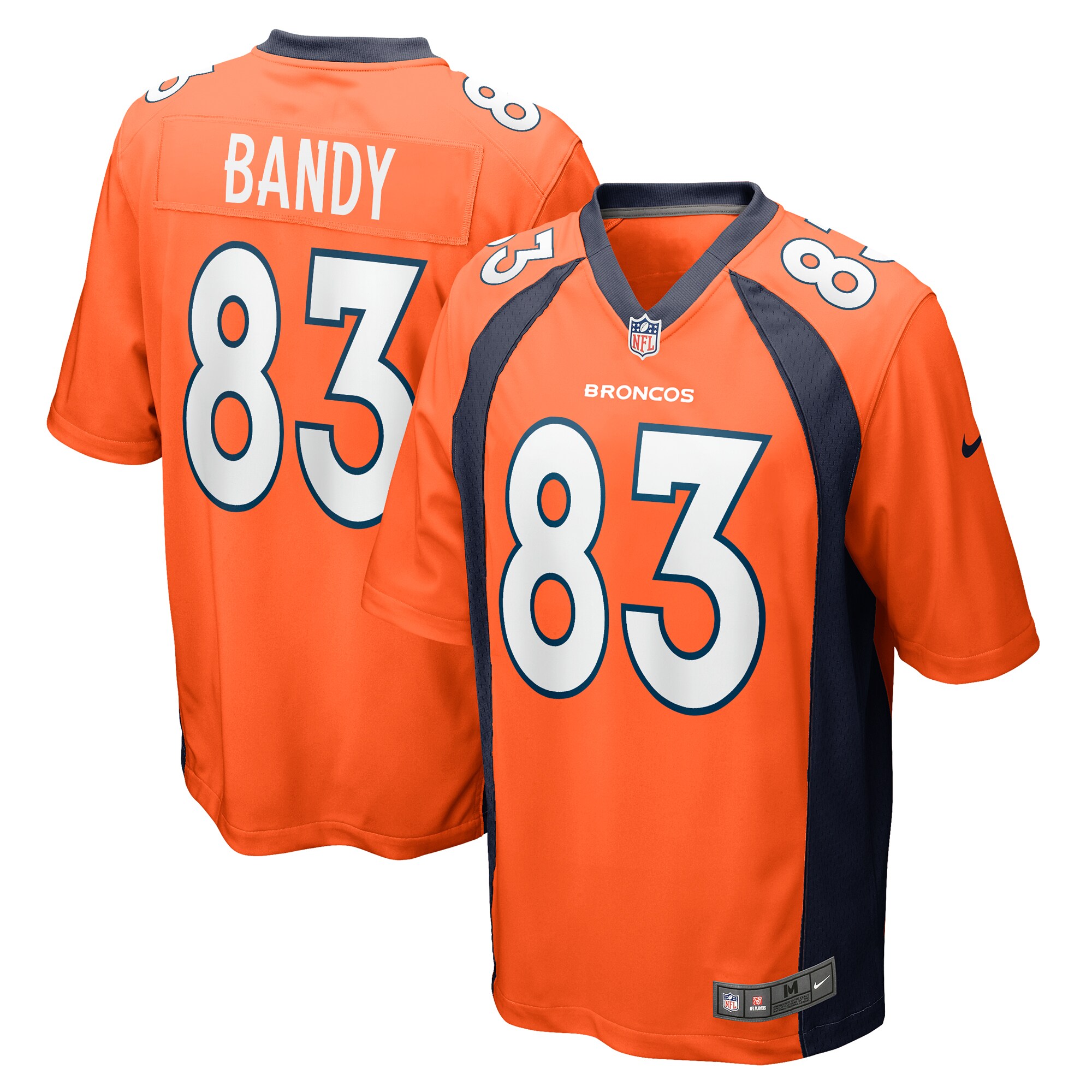 Michael Bandy Denver Broncos Nike Team Game Jersey   Orange