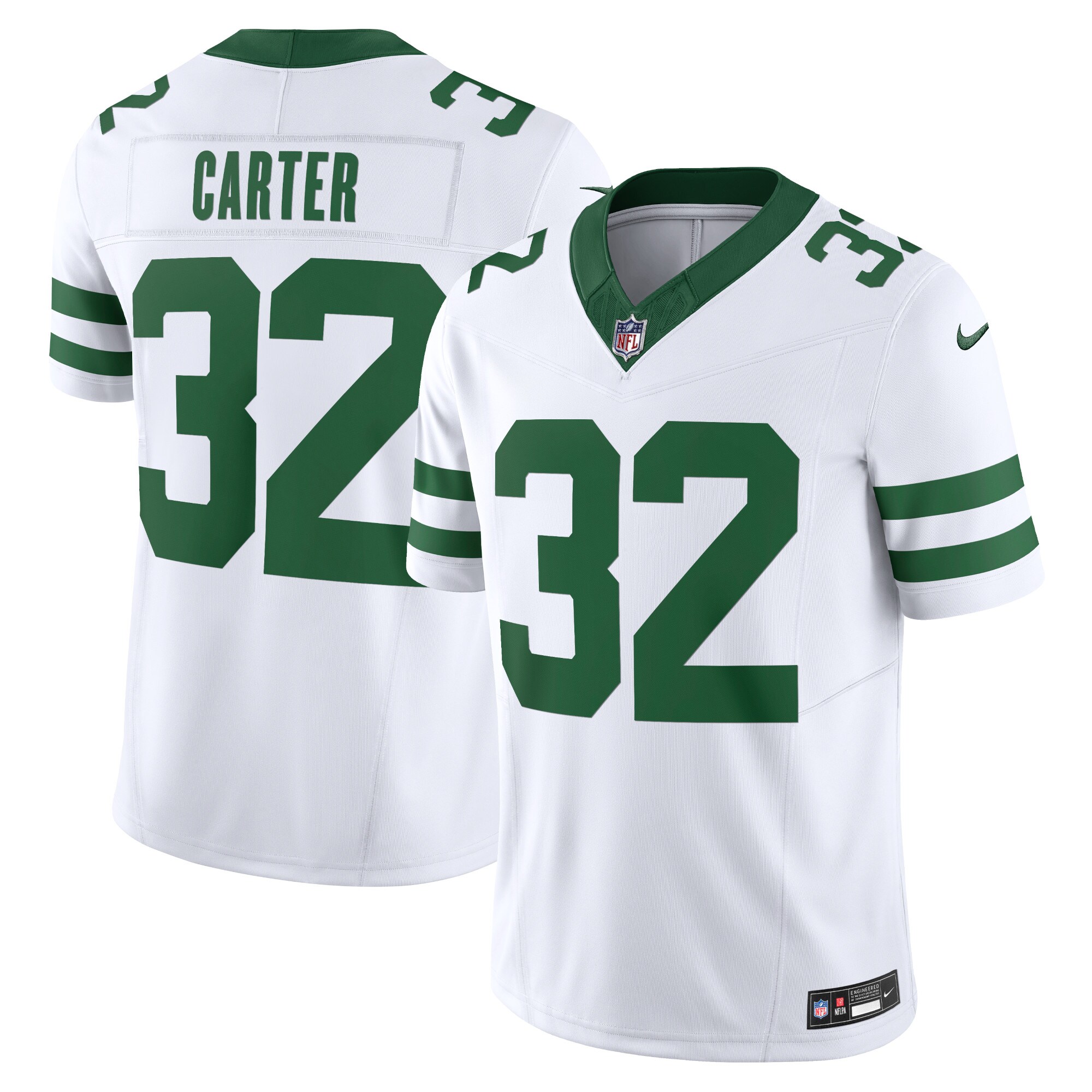 Michael Carter New York Jets Nike Vapor FUSE Limited Jersey   Legacy White