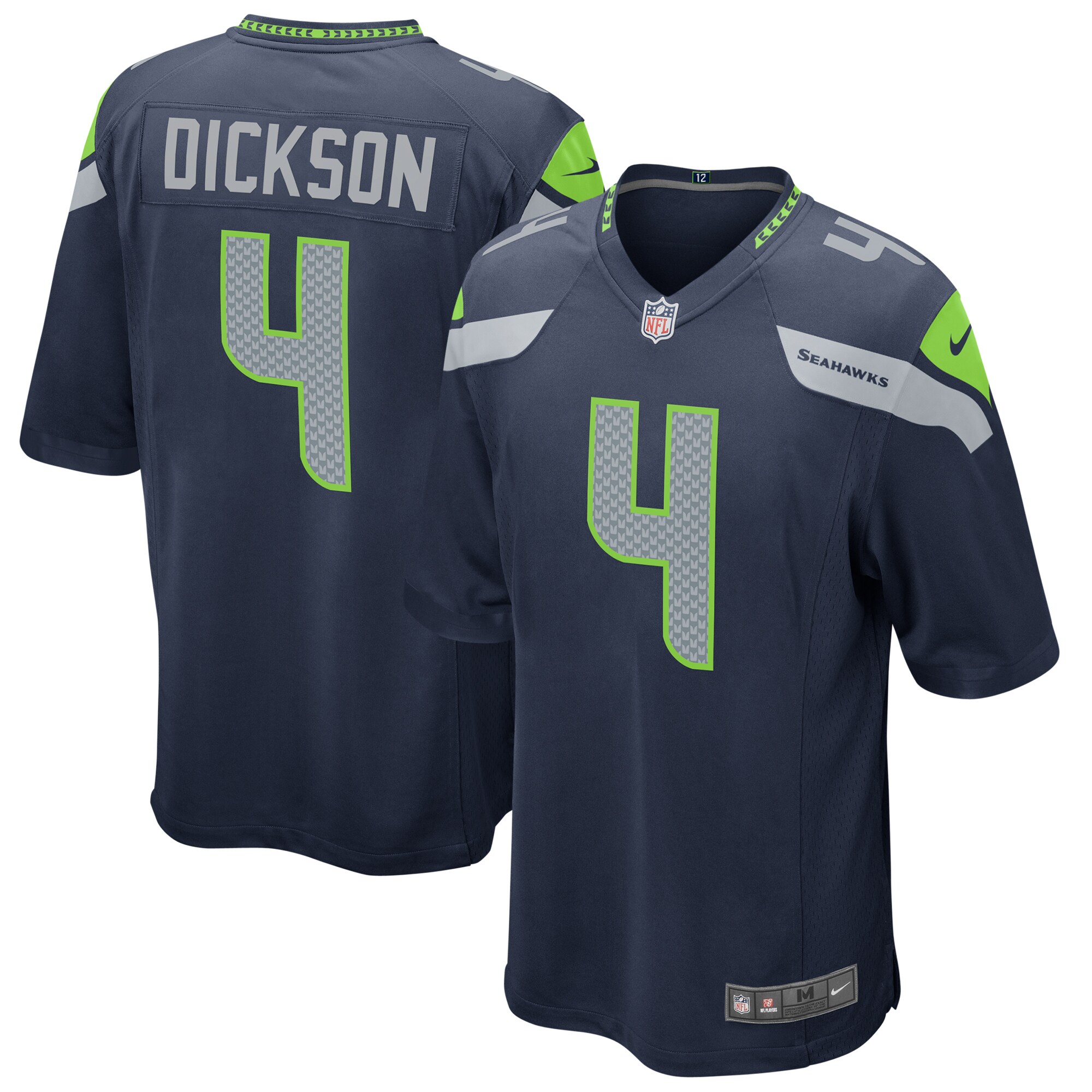 Michael Dickson Seattle Seahawks Nike Game Jersey   College Navy