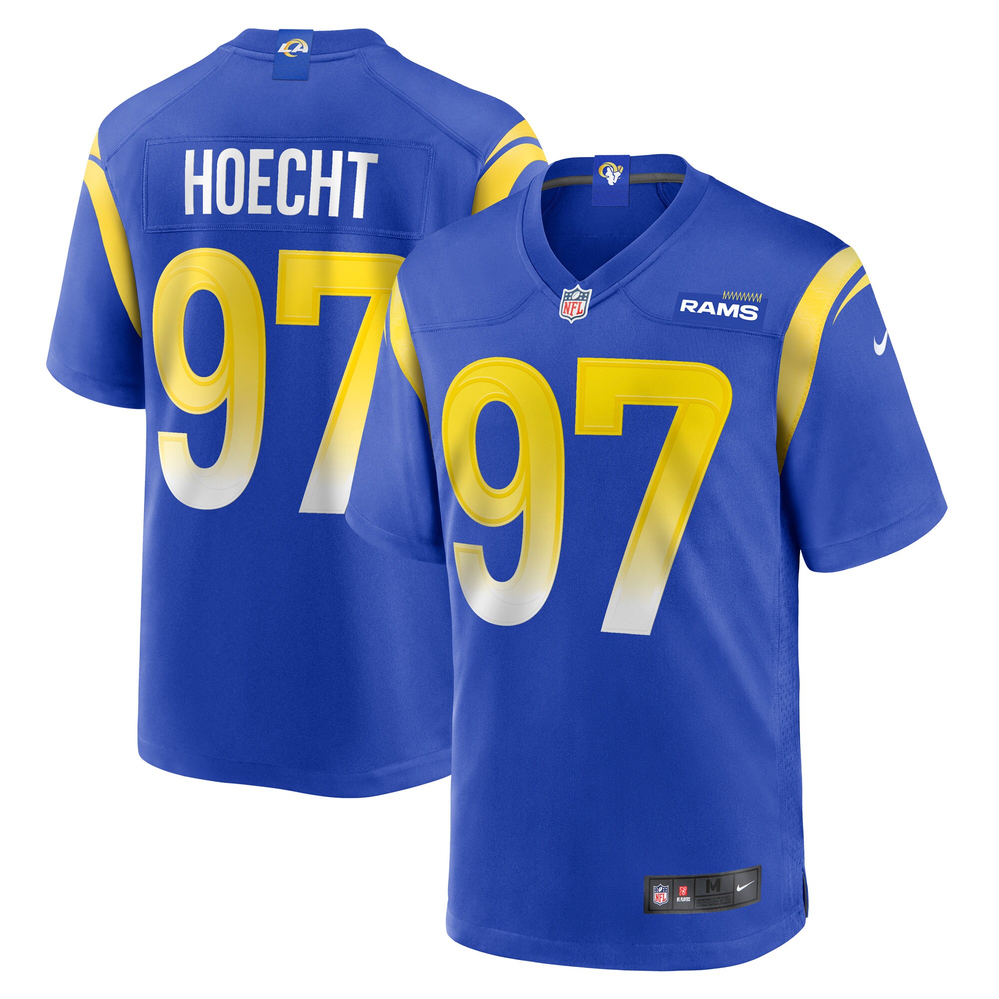 Michael Hoecht Los Angeles Rams Nike Game Player Jersey   Royal