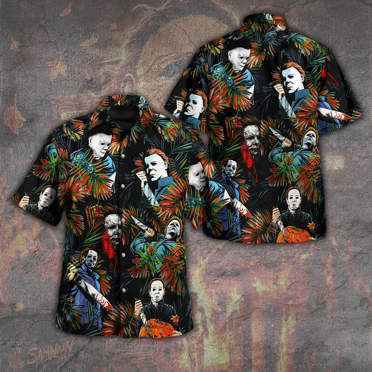 Michael Myers Movies Hawaiian Shirt Gifts For Fans