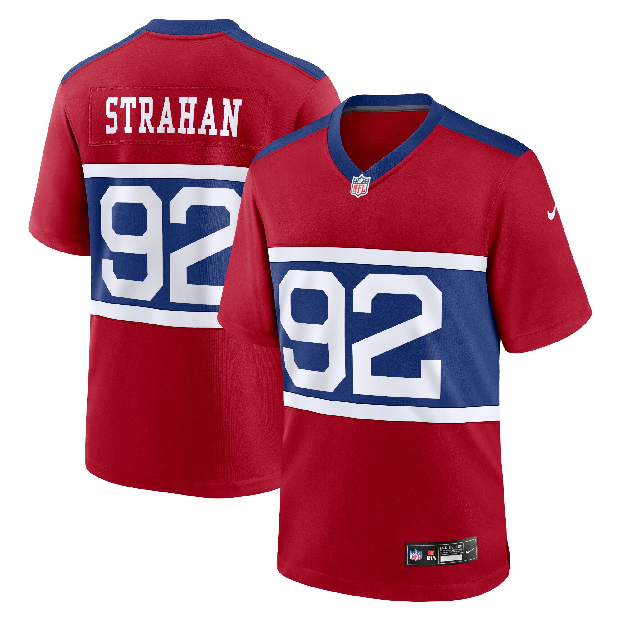 Michael Strahan New York Giants Nike Alternate Retired Player Game Jersey   Century Red