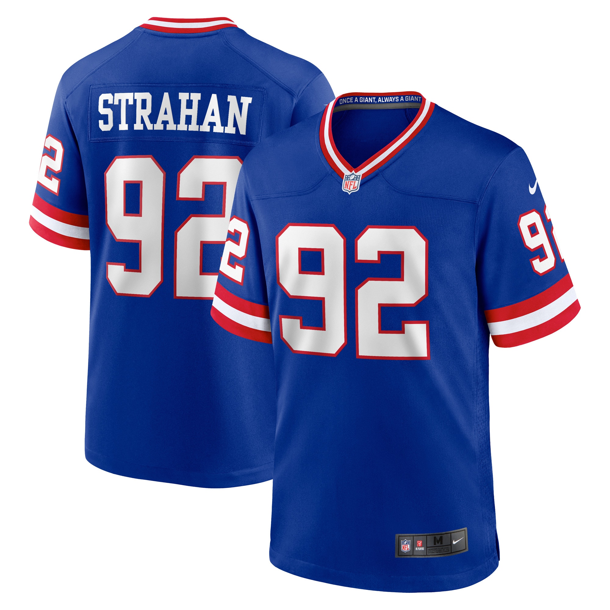 Michael Strahan New York Giants Nike Classic Retired Player Game Jersey   Royal