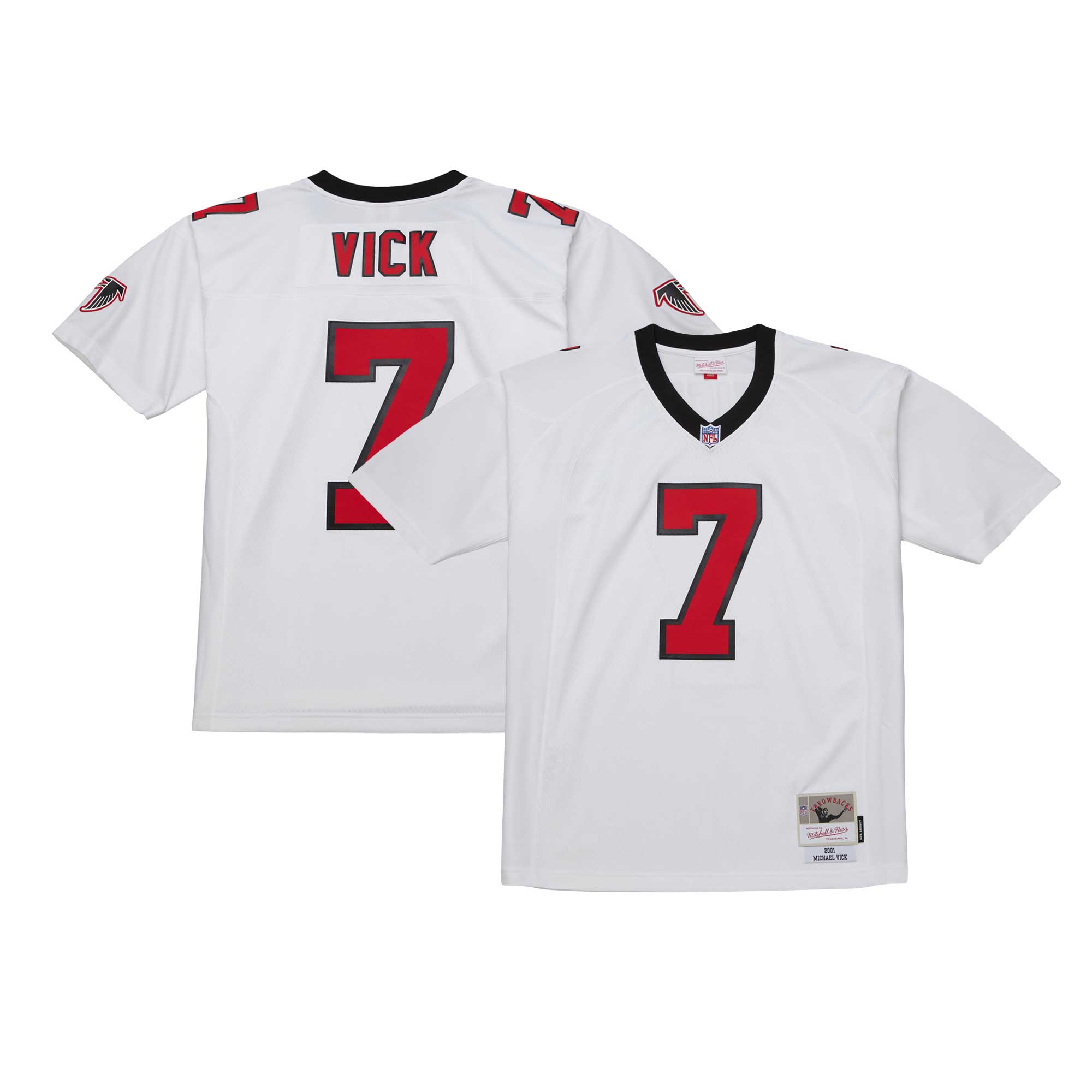 Michael Vick Atlanta Falcons Mitchell  Ness Legacy Replica Jersey   White