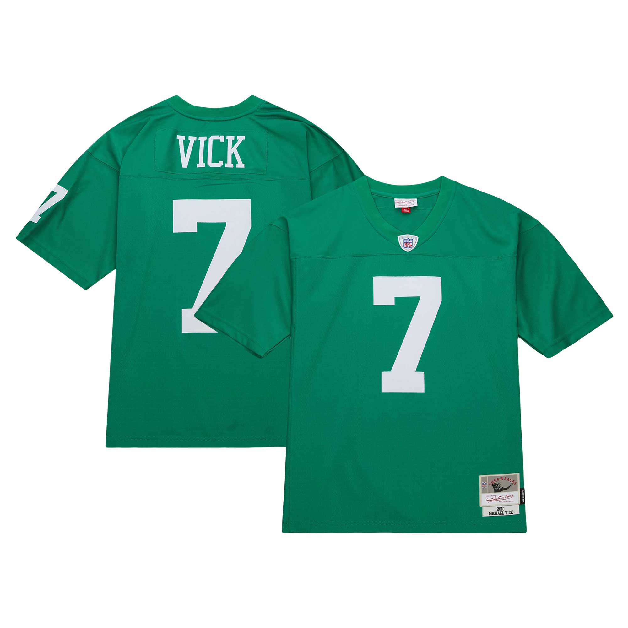 Michael Vick Philadelphia Eagles Mitchell  Ness Legacy Replica Jersey   Kelly Green