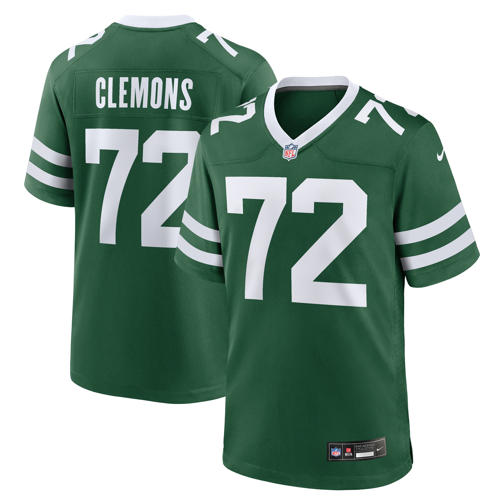 Micheal Clemons New York Jets Nike Team Game Jersey   Legacy Green