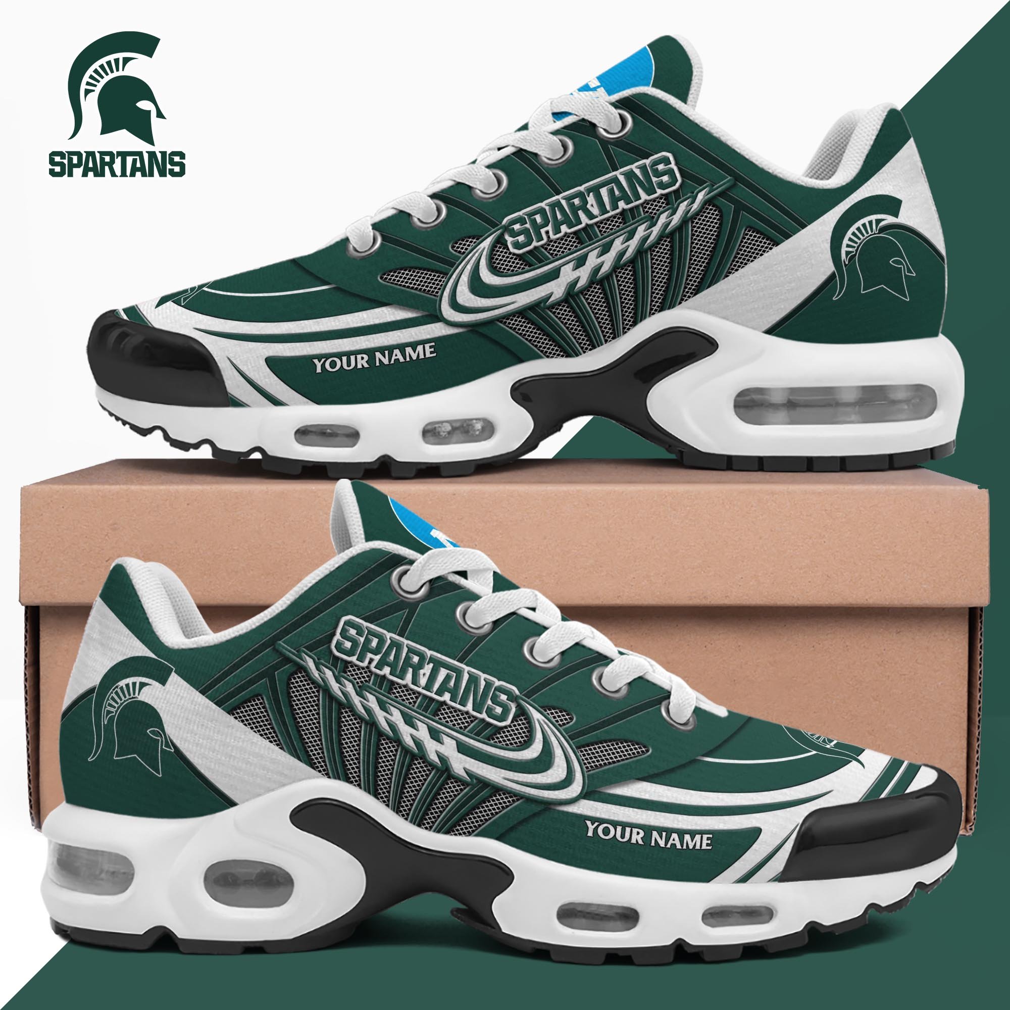 Michigan State Spartans TN Shoes 2025 Version Custom Your Name, Shoes For Sport Fans, Gift For Fans