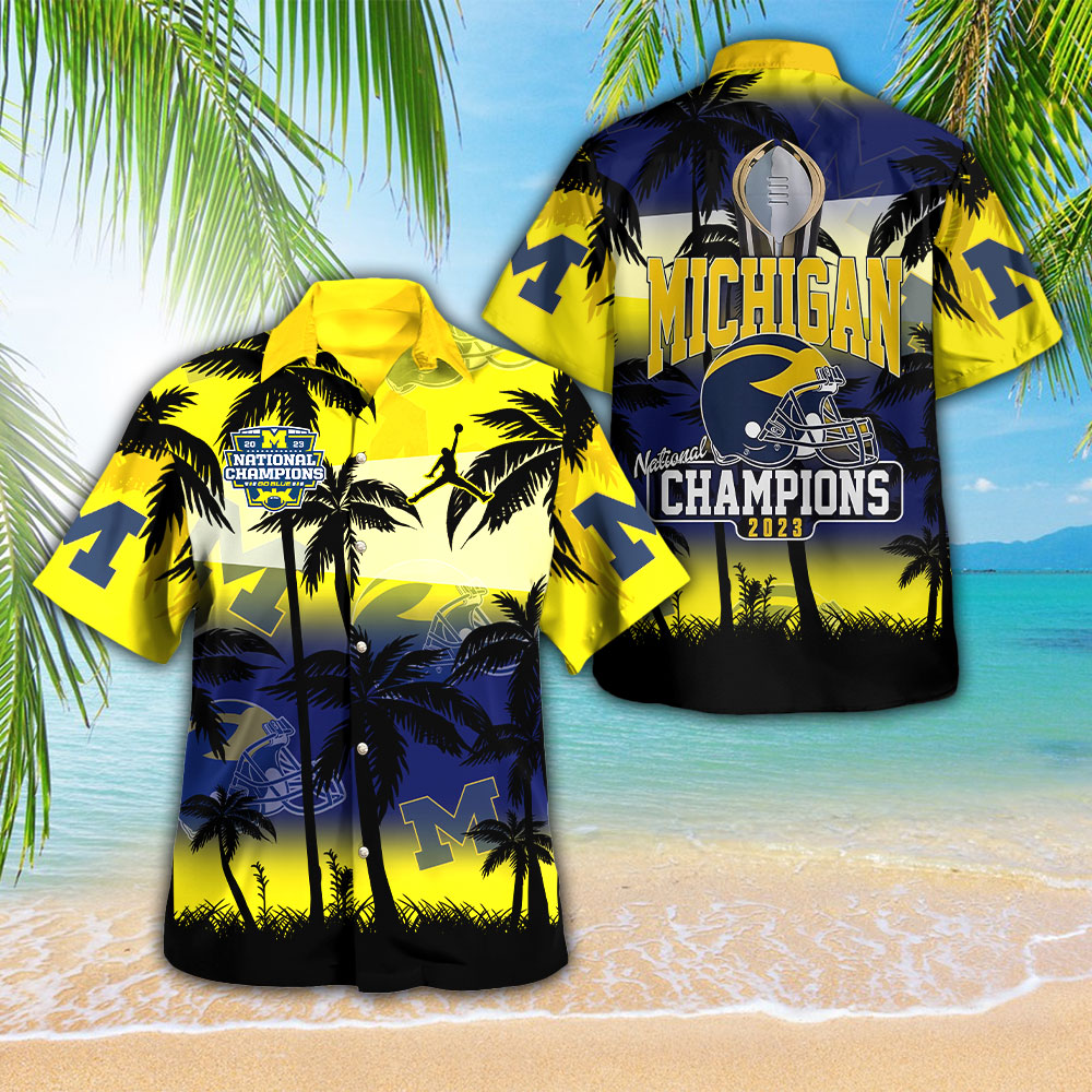Michigan Wolverines NCAA Hawaiian Shirt Gifts For Fans
