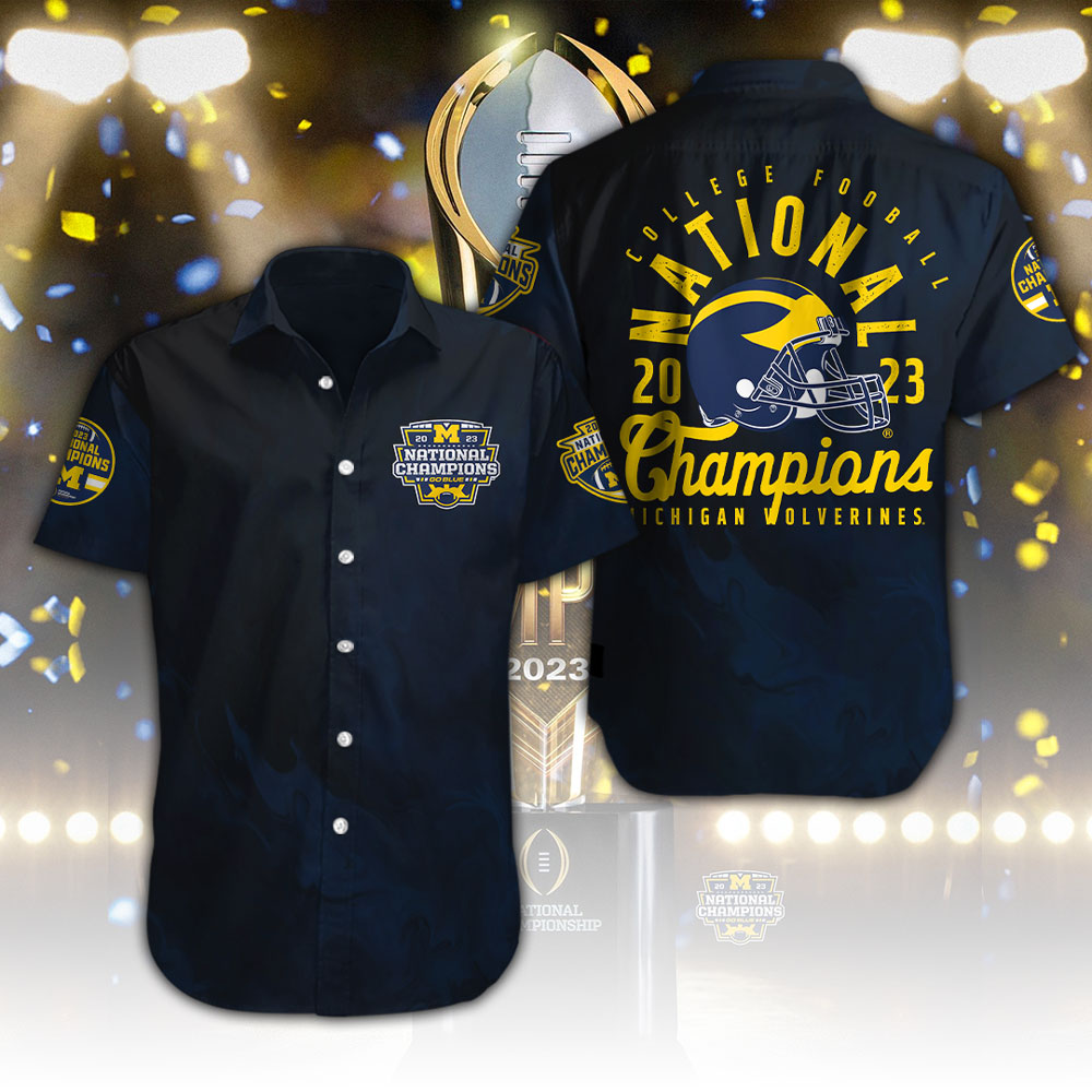 Michigan Wolverines NCAA Hawaiian Shirt Gifts For Fans