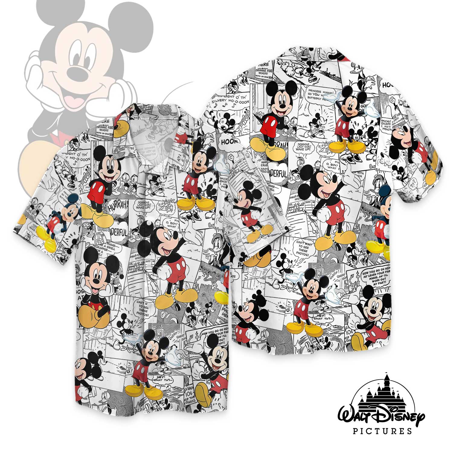 Mickey Mouse Personalized Hawaiian Shirt For Fan