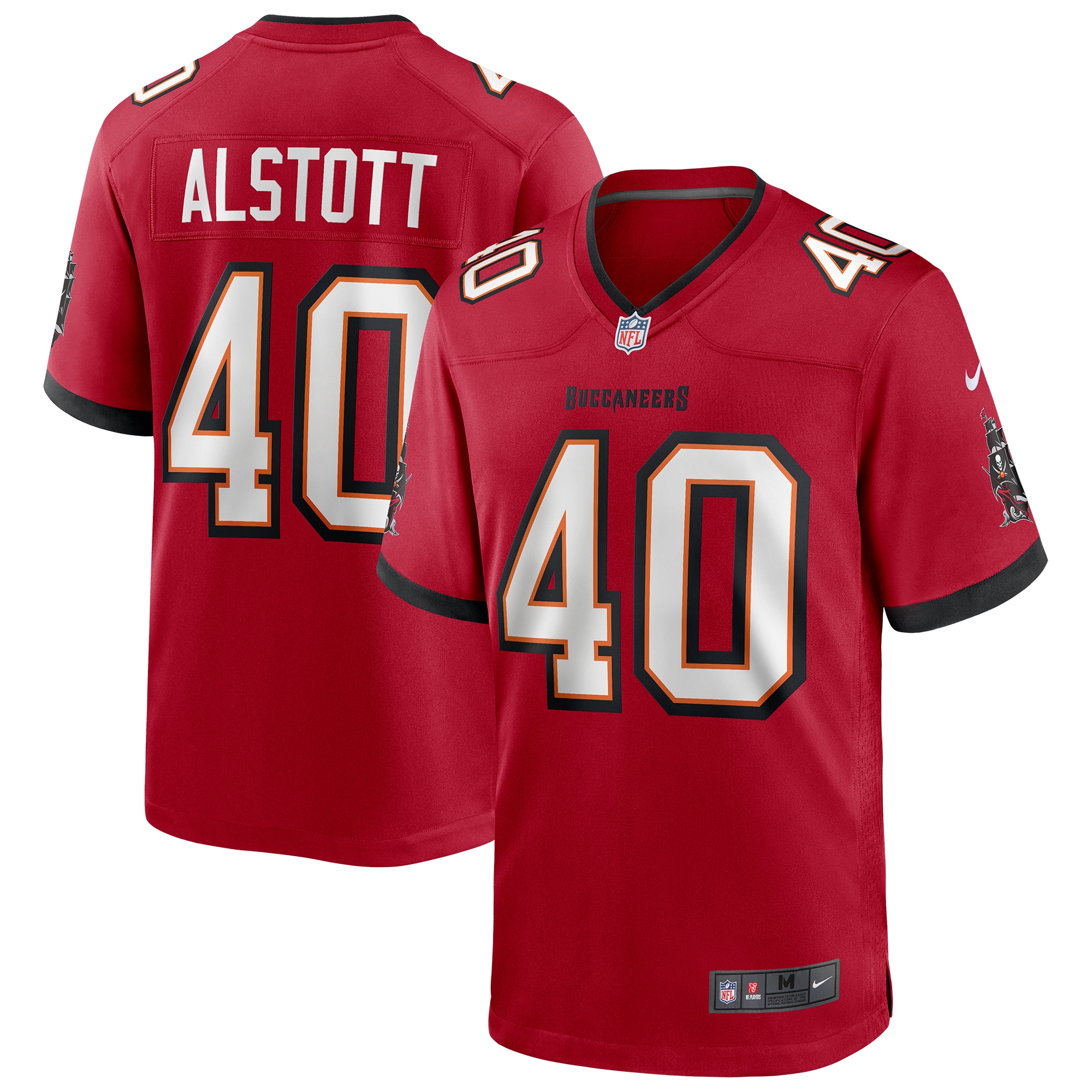 Mike Alstott Tampa Bay Buccaneers Nike Retired Player Game Jersey   Red