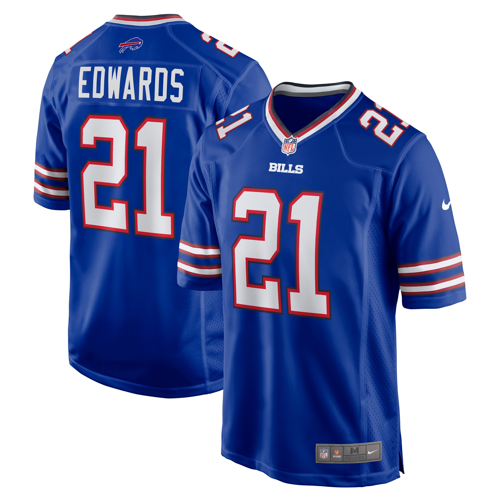 Mike Edwards Buffalo Bills Nike Game Jersey   Royal