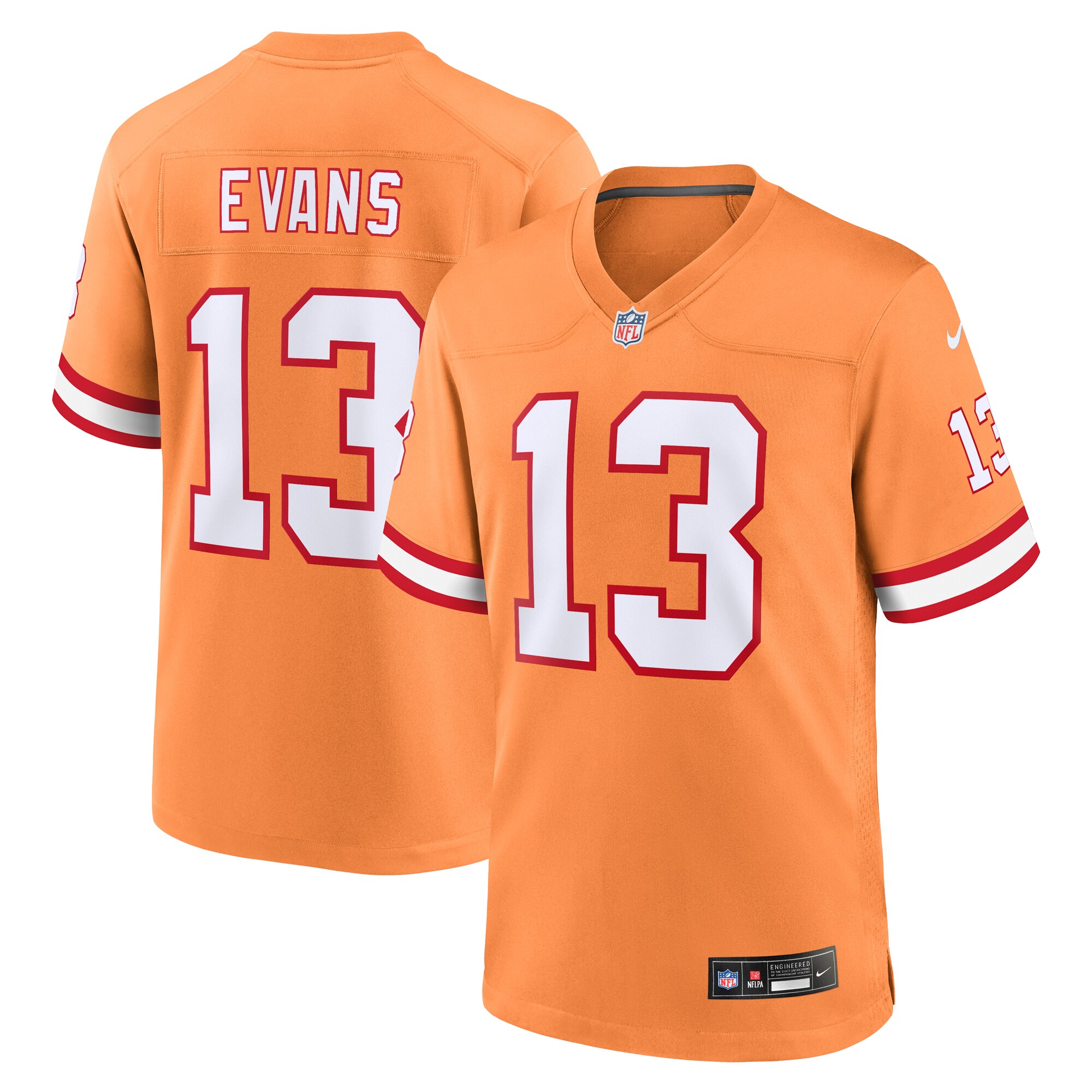 Mike Evans Tampa Bay Buccaneers Nike Throwback Game Jersey   Orange