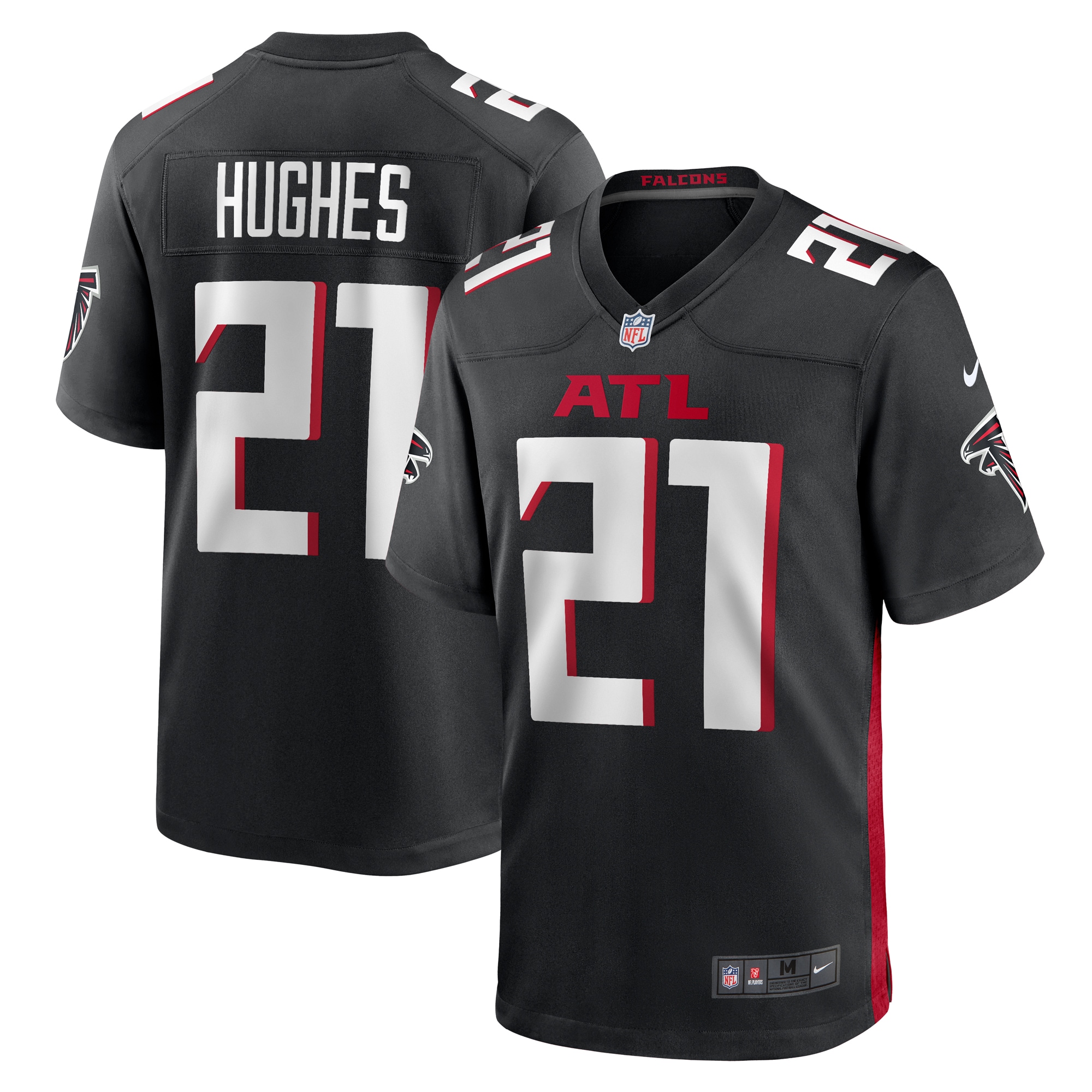 Mike Hughes Atlanta Falcons Nike Game Player Jersey   Black