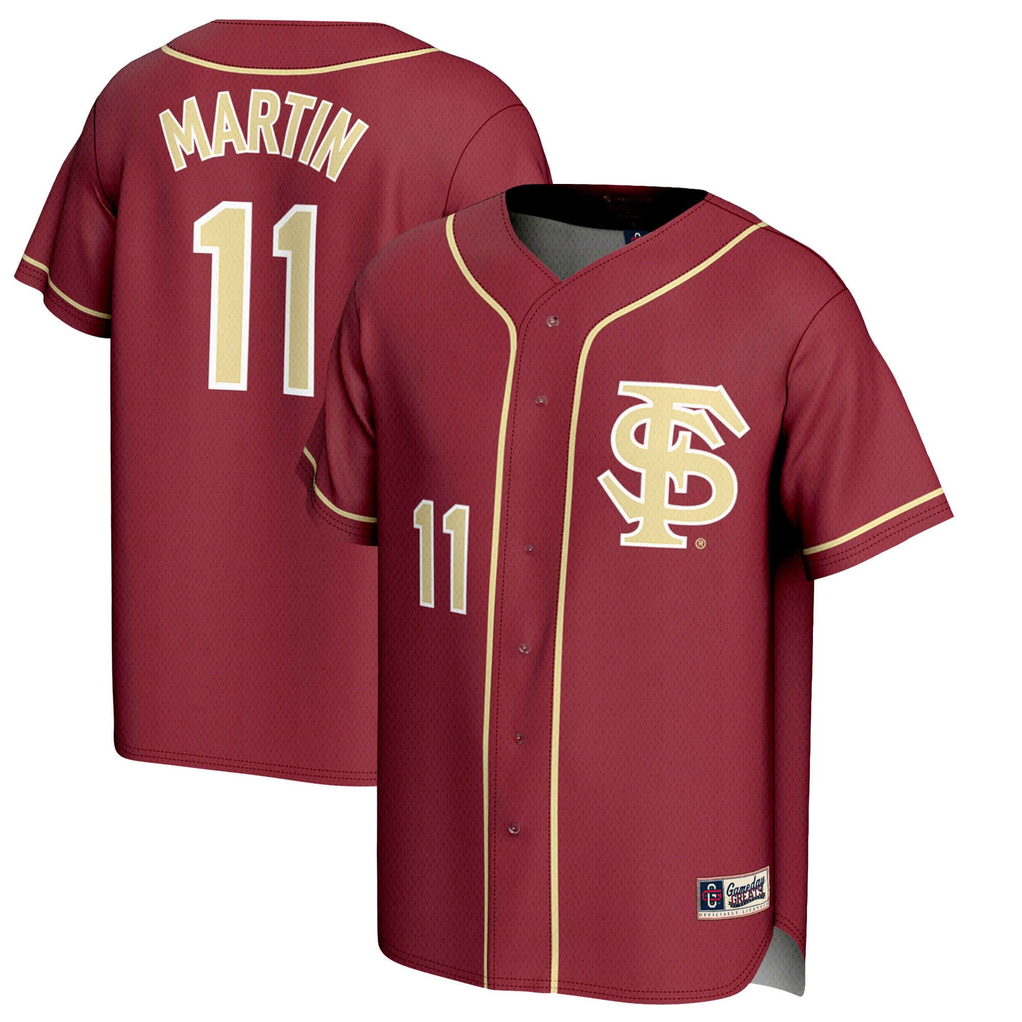 Mike Martin Florida State Seminoles Gameday Greats Youth Lightweight Baseball Jersey - Garnet