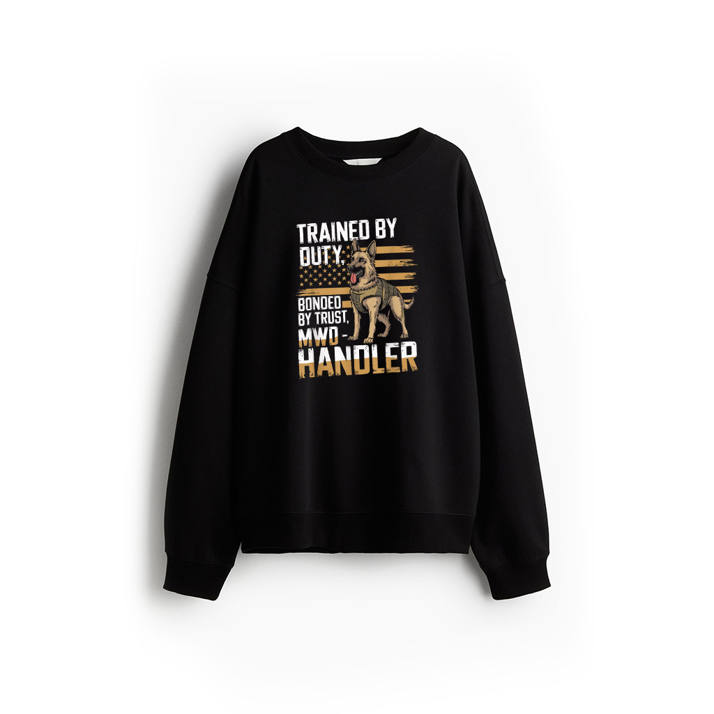 Military Working Dog Handler K9 Veteran Men Women Sweatshirt