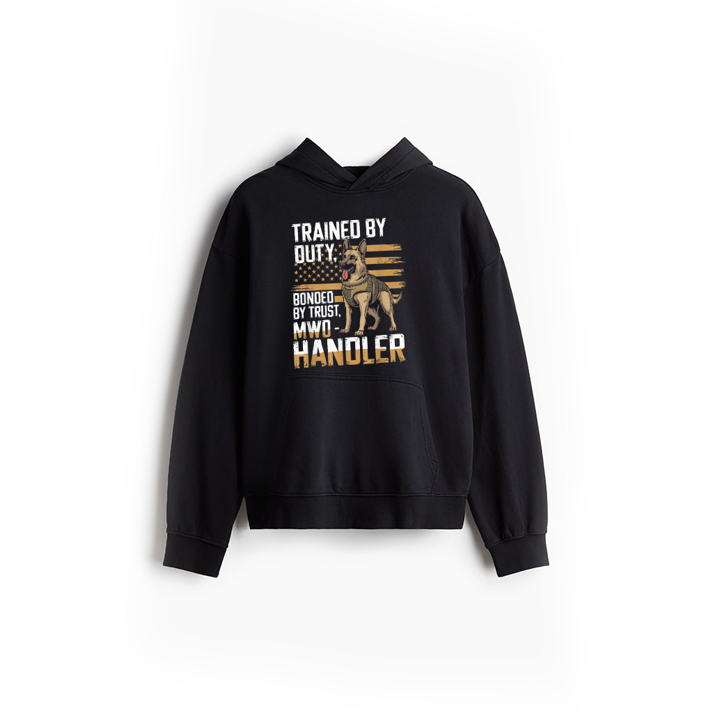 Military Working Dog Handler K9 Veteran Men Women Hoodie